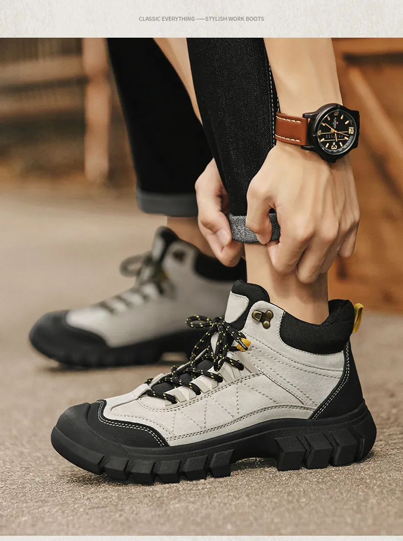 Proveedor OEM de calzado de senderismo para hombres al aire libre