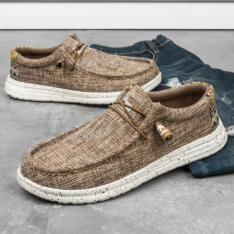 2022 Zapatos de barco de lona de lujo para hombres más vendidos, zapatos casuales