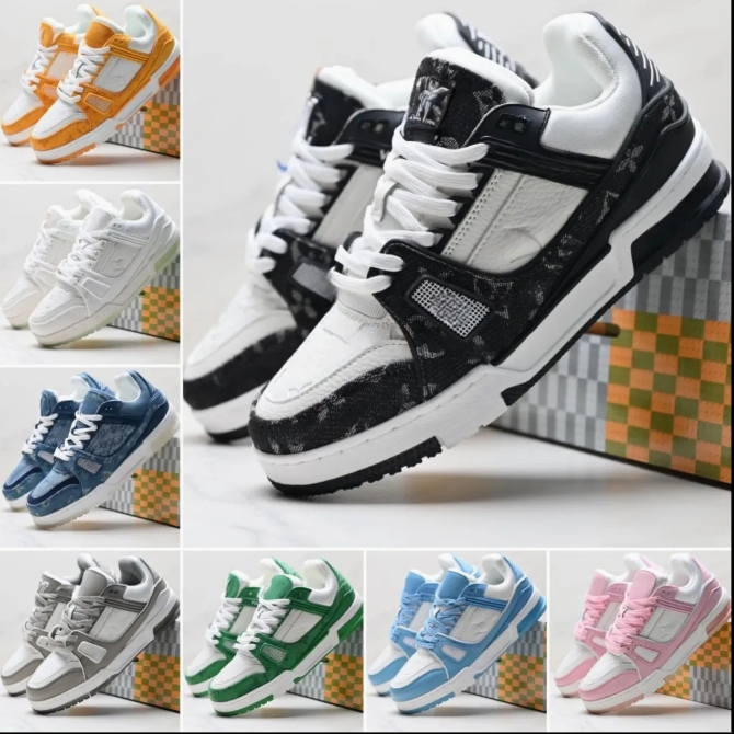 Marca de lujo de diseñador, nueva moda, zapatillas deportivas para hombres, zapatos de correr