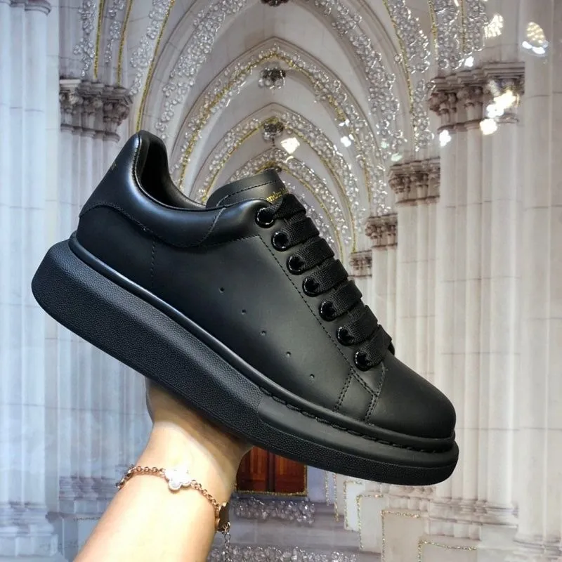 Zapatos de lujo de diseñador blancos, zapatillas de moda, deportivas de plataforma, zapatos casuales deportivos