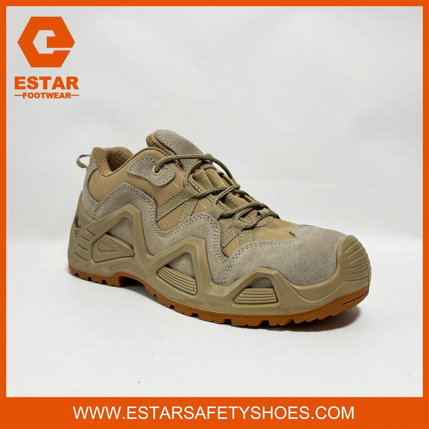 Calzado de senderismo bajo, impermeable y de estilo exterior para seguridad