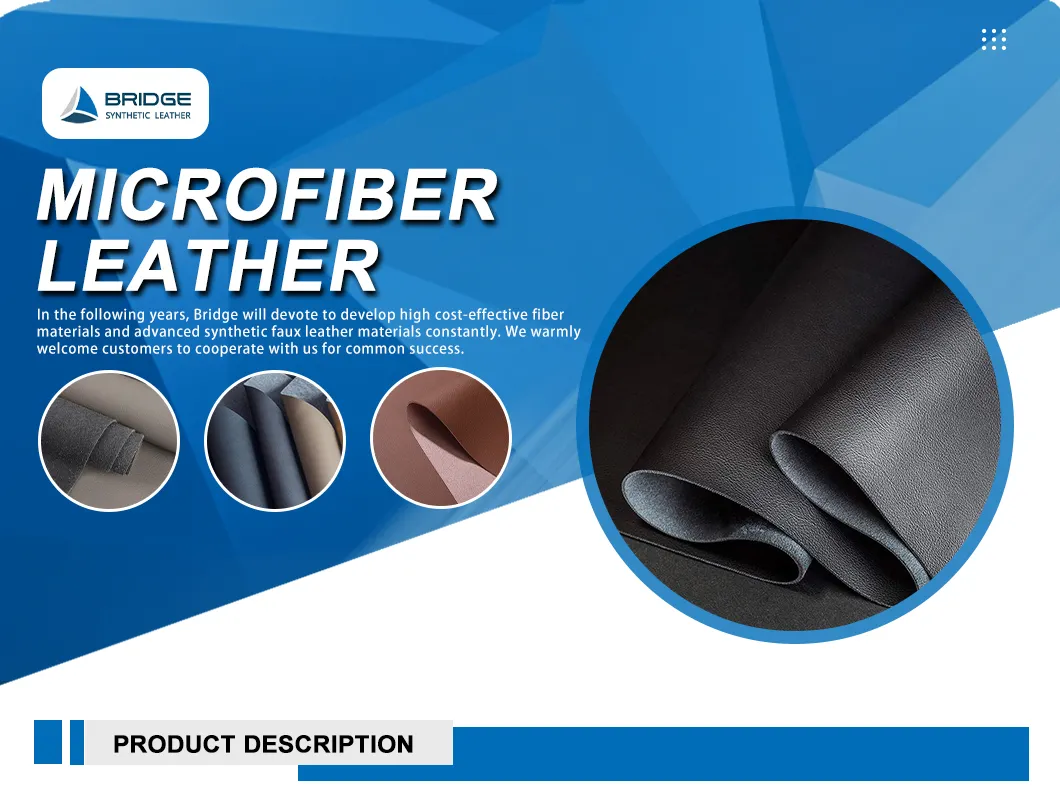 Venta Superior de Cuero Sintético de Microfibra PU Impermeable para Material de Calzado