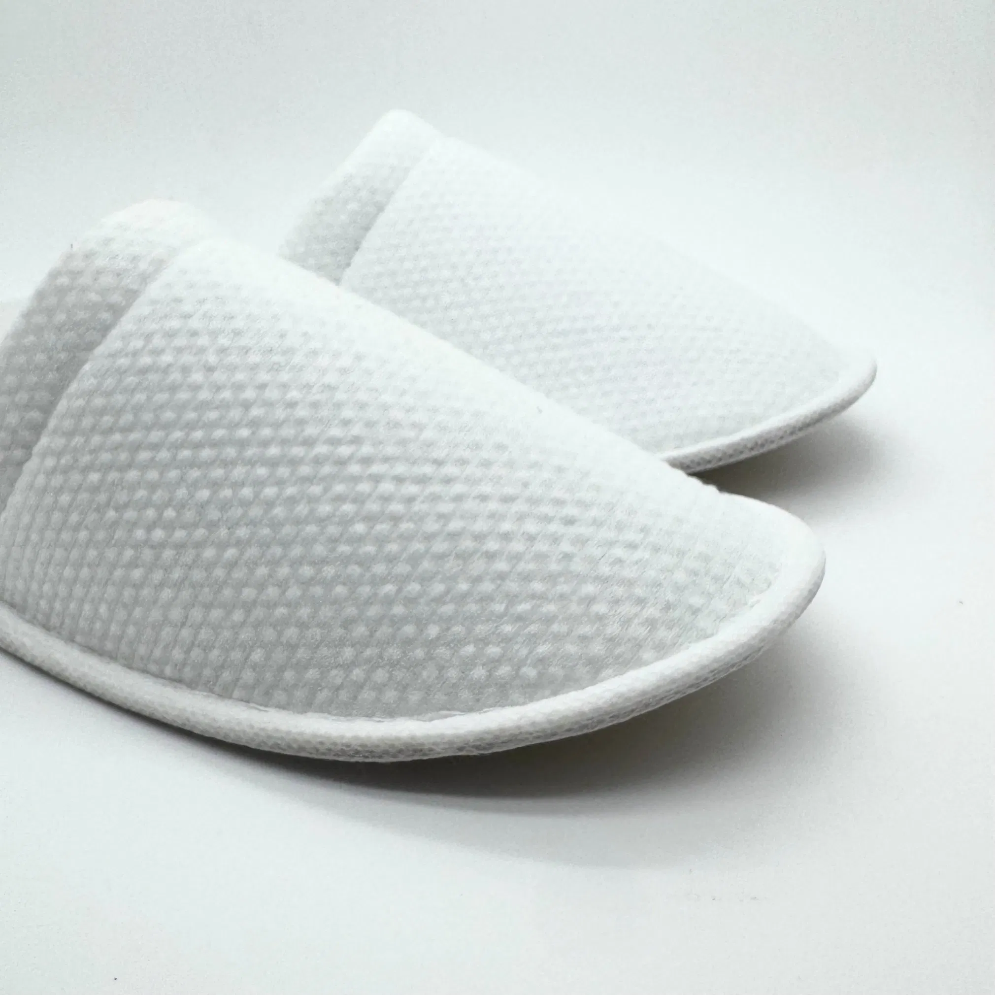 Zapatillas desechables de hotel premium con diseño de logo personalizado