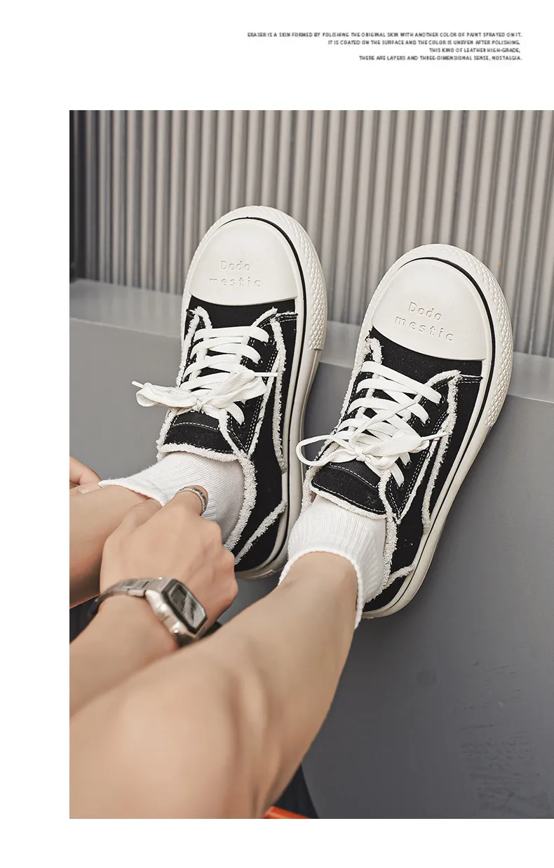 Zapatos de lona de moda, deportivos y casuales
