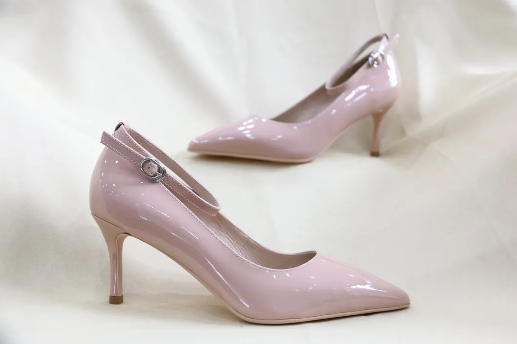 Zapatos de moda para mujer con tacón Mary Jane, vestidos de boda y fiesta al por mayor
