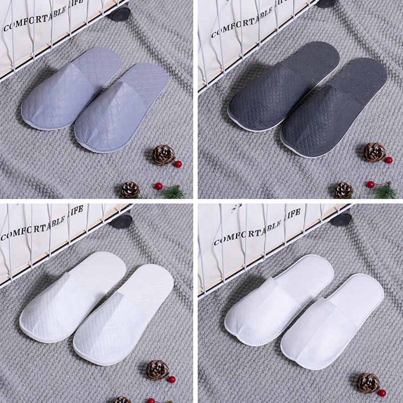 Zapatillas de lujo desechables ecológicas para hoteles - 30cm Tamaño del paquete