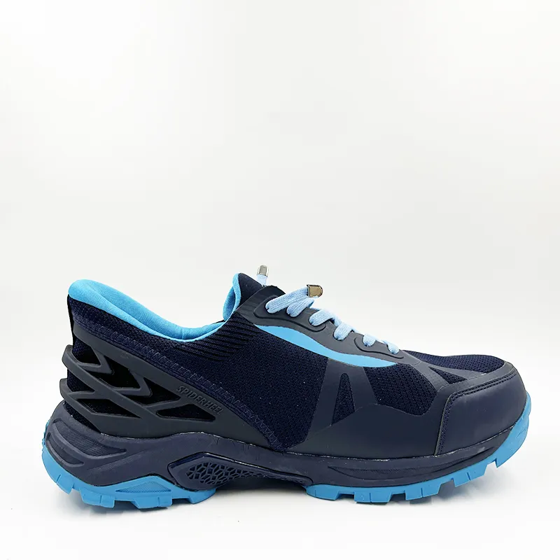 Zapatos de seguridad ligeros transpirables de acero para hombre Trabajo Zapatos