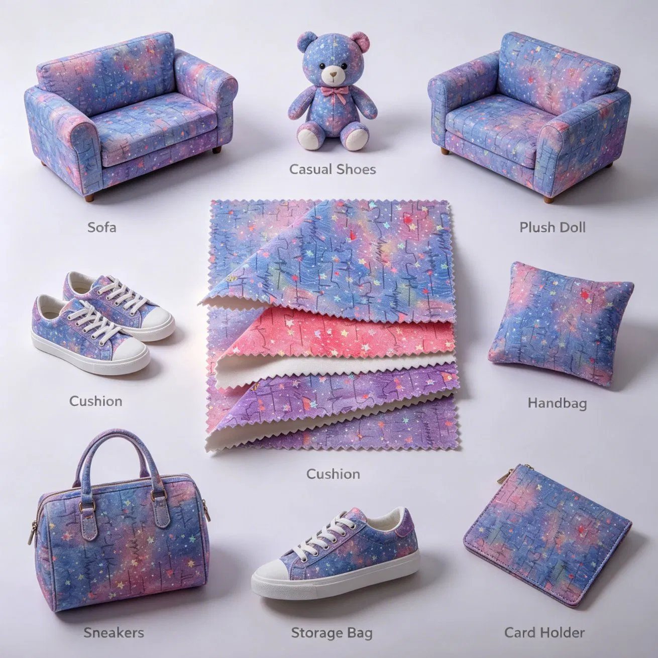 Muestra gratuita de material sintético ecológico de imitación de cuero de aluminio, fabricado en China para zapatos/bolsos