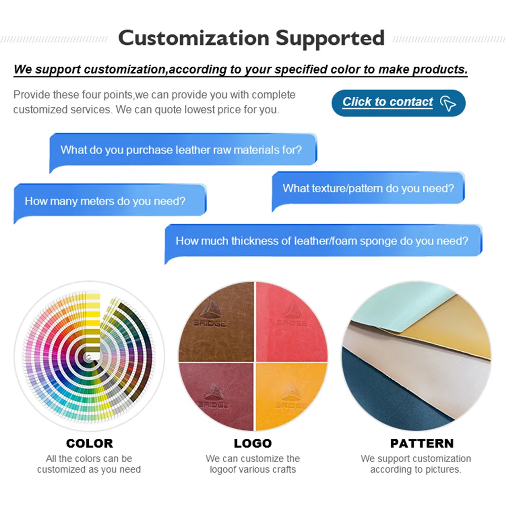 Venta Superior de Cuero Sintético de Microfibra PU Impermeable para Material de Calzado