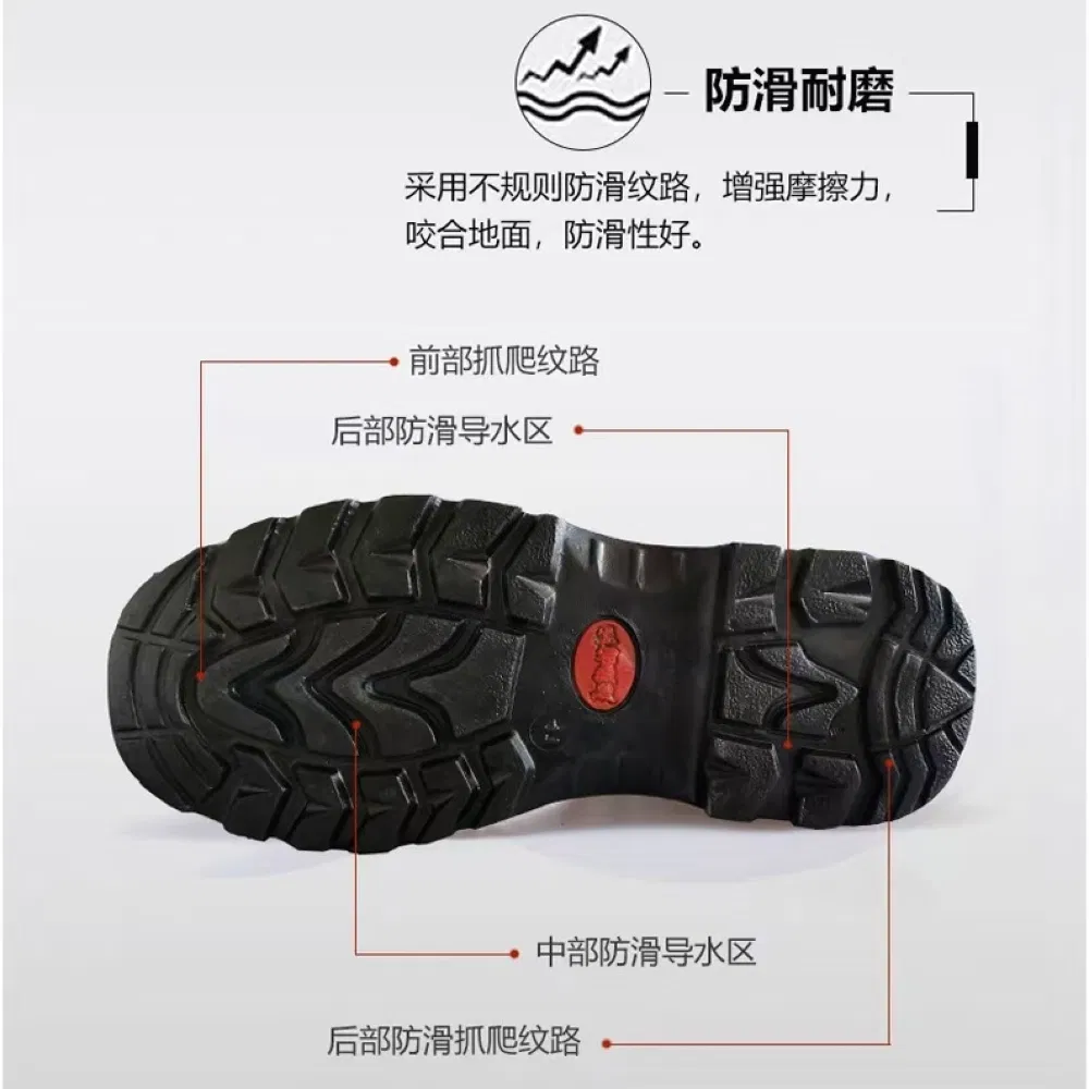Zapatos de seguridad robustos con características anti-impacto para petróleo y petroquímicos