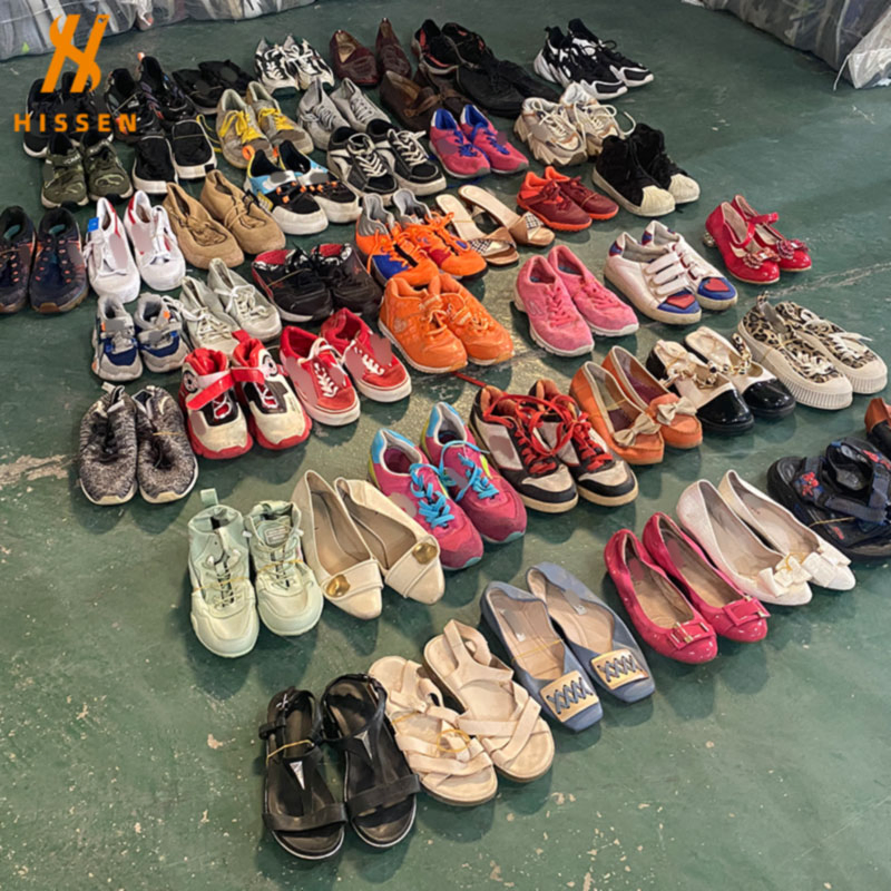 Zapatos de segunda mano de alta calidad al por mayor para mujeres, calzado casual femenino, zapatos de tacón usados para Kampala, Uganda