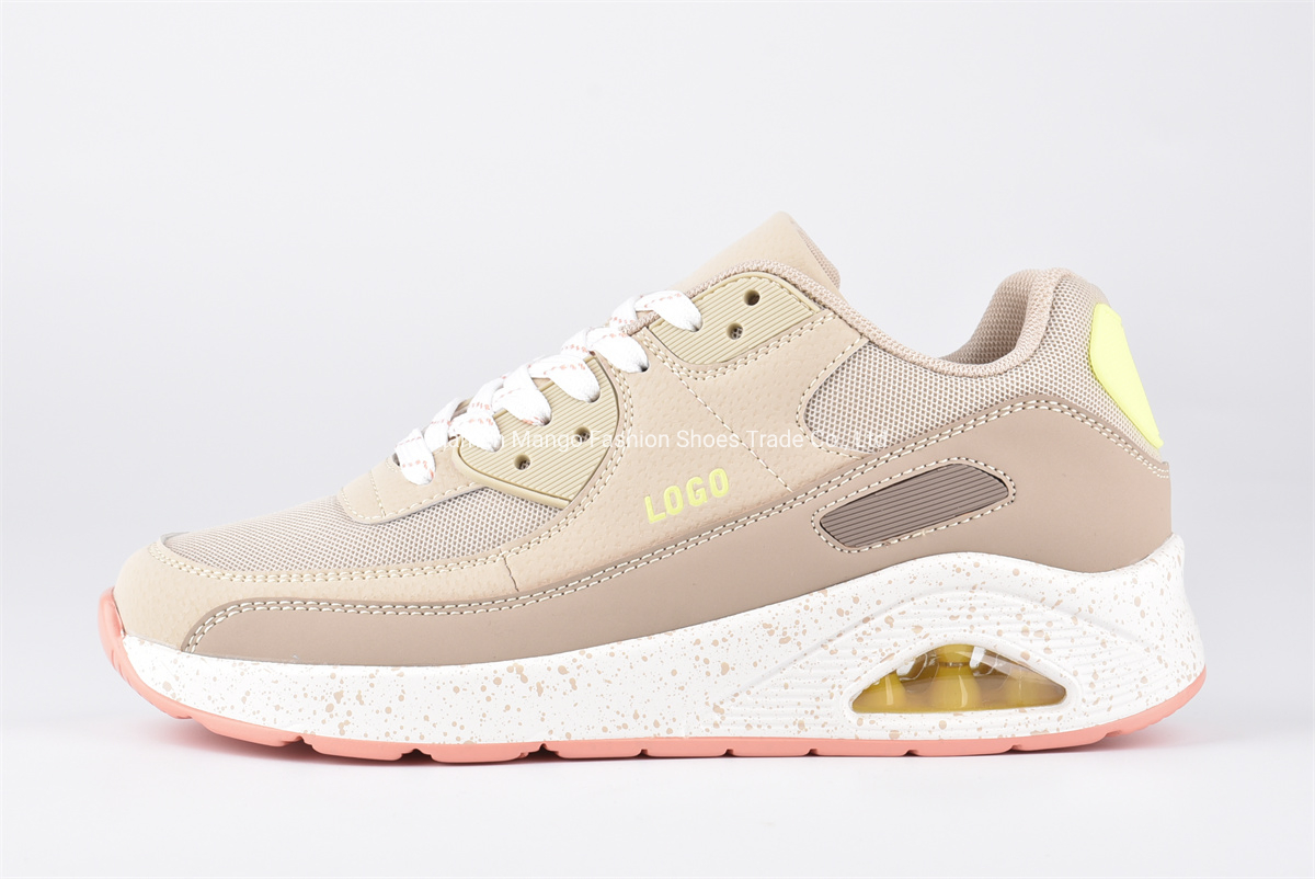 Nuevo estilo de mujer zapatillas acolchadas de aire de la superficie de Malla Ascensor Zapatillas Zapatillas Zapatillas ligeras