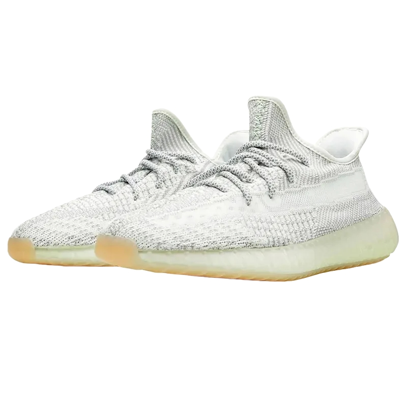 Zapatos de diseñador Yeezy casuales de moda con característica que brilla en la oscuridad