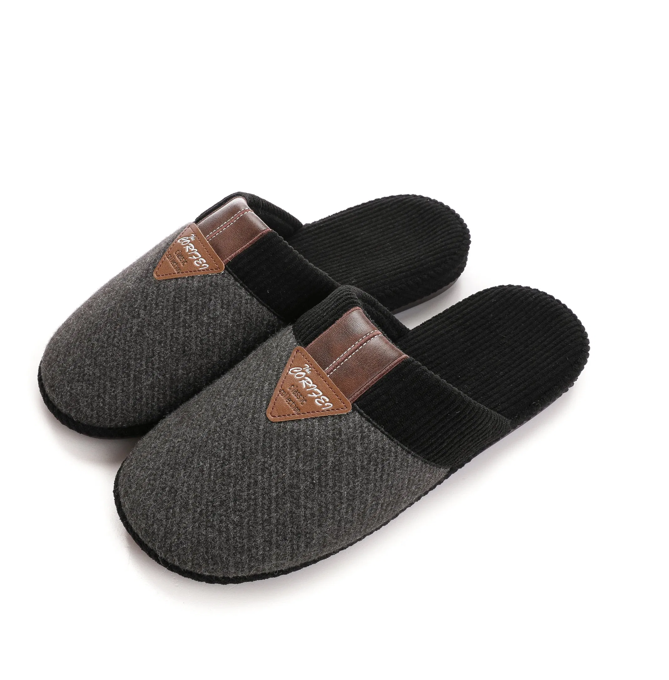 Corifei Nuevo Zapatilla Hombre Invierno Hogar Interior Zapatos Zapatilla Antideslizante Peludo