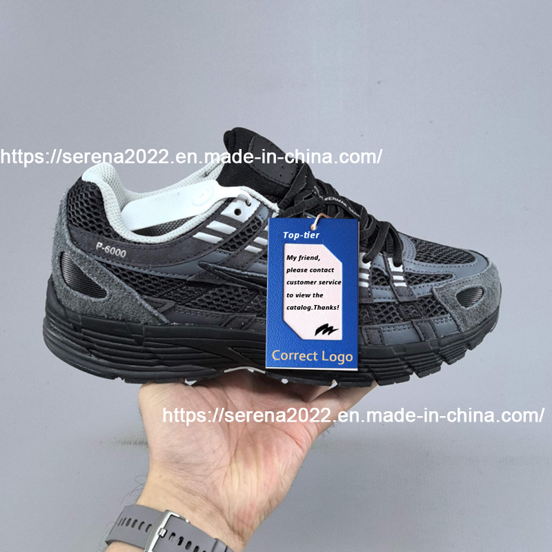 Zapatillas de correr bajas, suaves, cómodas, resistentes al desgaste, transpirables y de punta redonda P-6000