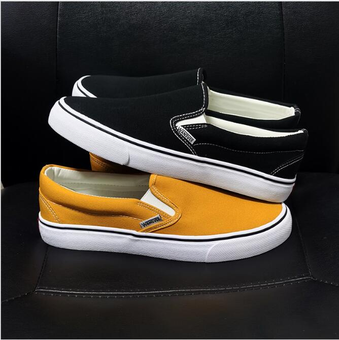 Zapatos de lona vulcanizados para hombres, zapatillas casuales, zapatos sin cordones