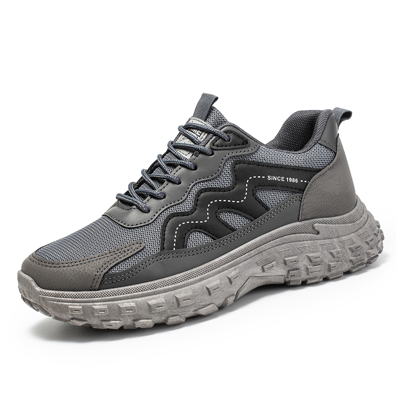 Zapatilla deportiva casual de hombre con suela gruesa personalizada para correr al aire libre