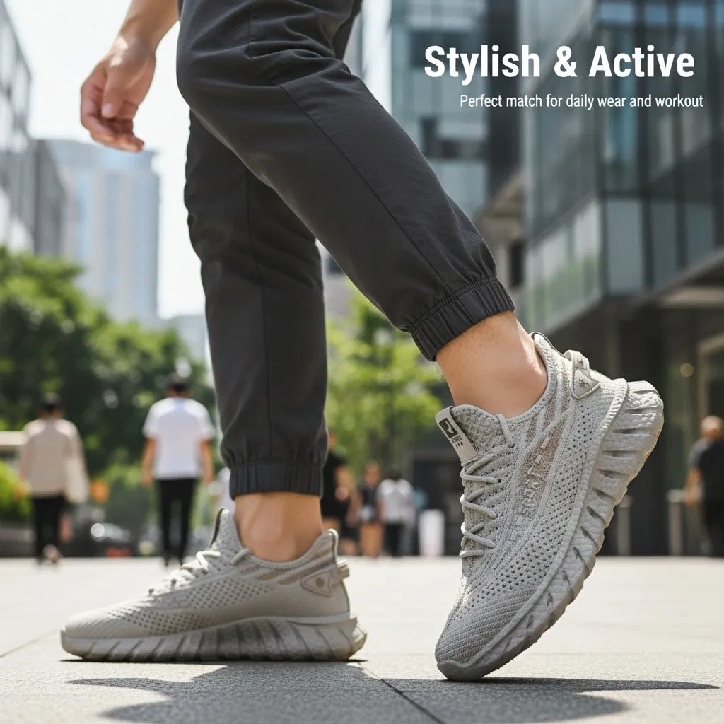 Zapato de moda urbano - Zapatilla casual de Flyknit a la moda y zapato cómodo para correr