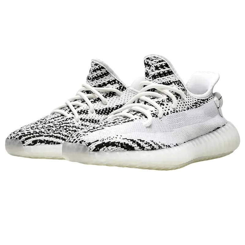 Zapatos de diseñador Yeezy casuales de moda con característica que brilla en la oscuridad