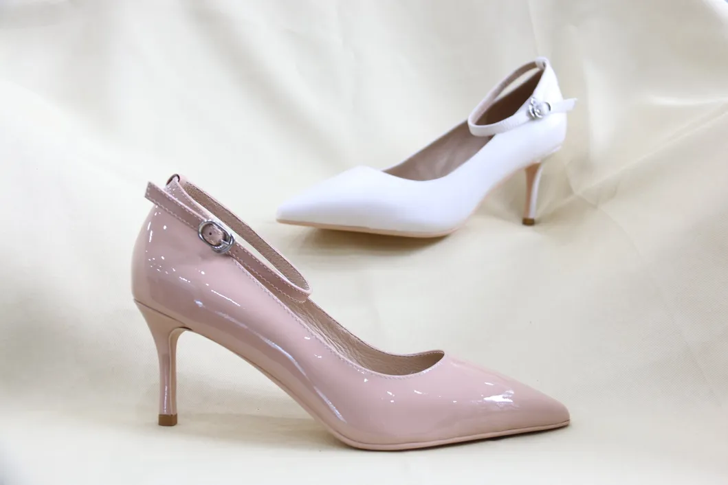 Zapatos de moda para mujer con tacón Mary Jane, vestidos de boda y fiesta al por mayor