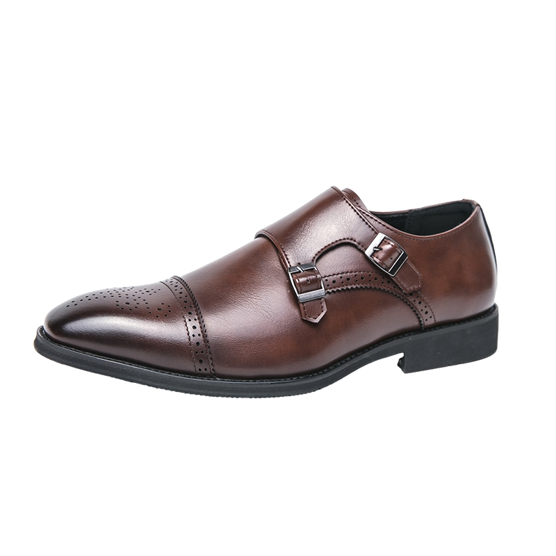 Zapatos de vestir para hombres impermeables profesionales con diseño puntiagudo elegante