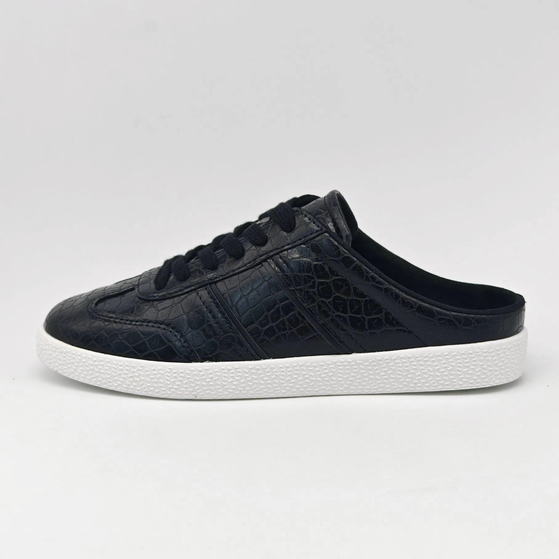 Zapatos de mujer de mayorista con cordones, estilo híbrido, parte superior duradera, calzado exterior transpirable