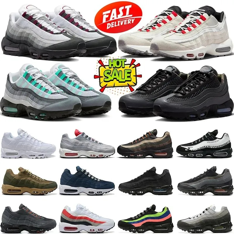 95 Zapatillas de Correr Max Triple Negro Blanco Anatomía Tormenta Aegean Rosa Beam Sequoia Verde Estadio Rojo Stardust Zapatillas para Hombre Deportes Sneakers