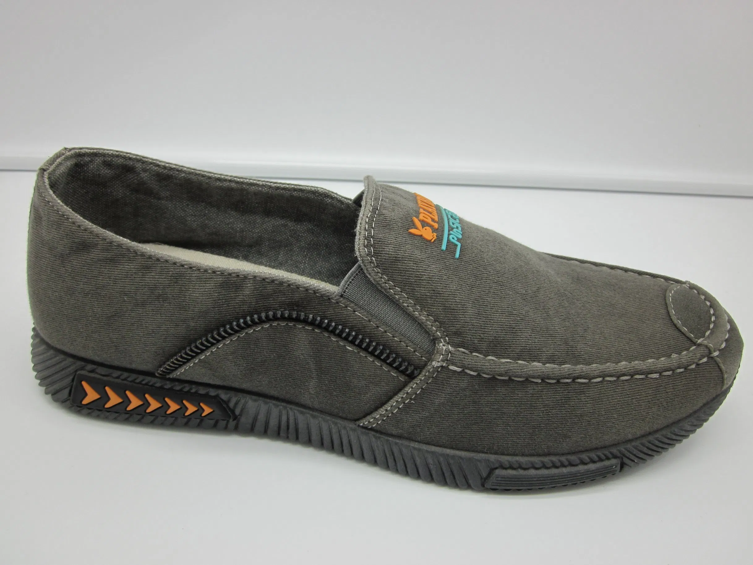 Zapatillas de lona casuales de corte bajo en estilo de mezclilla lavada