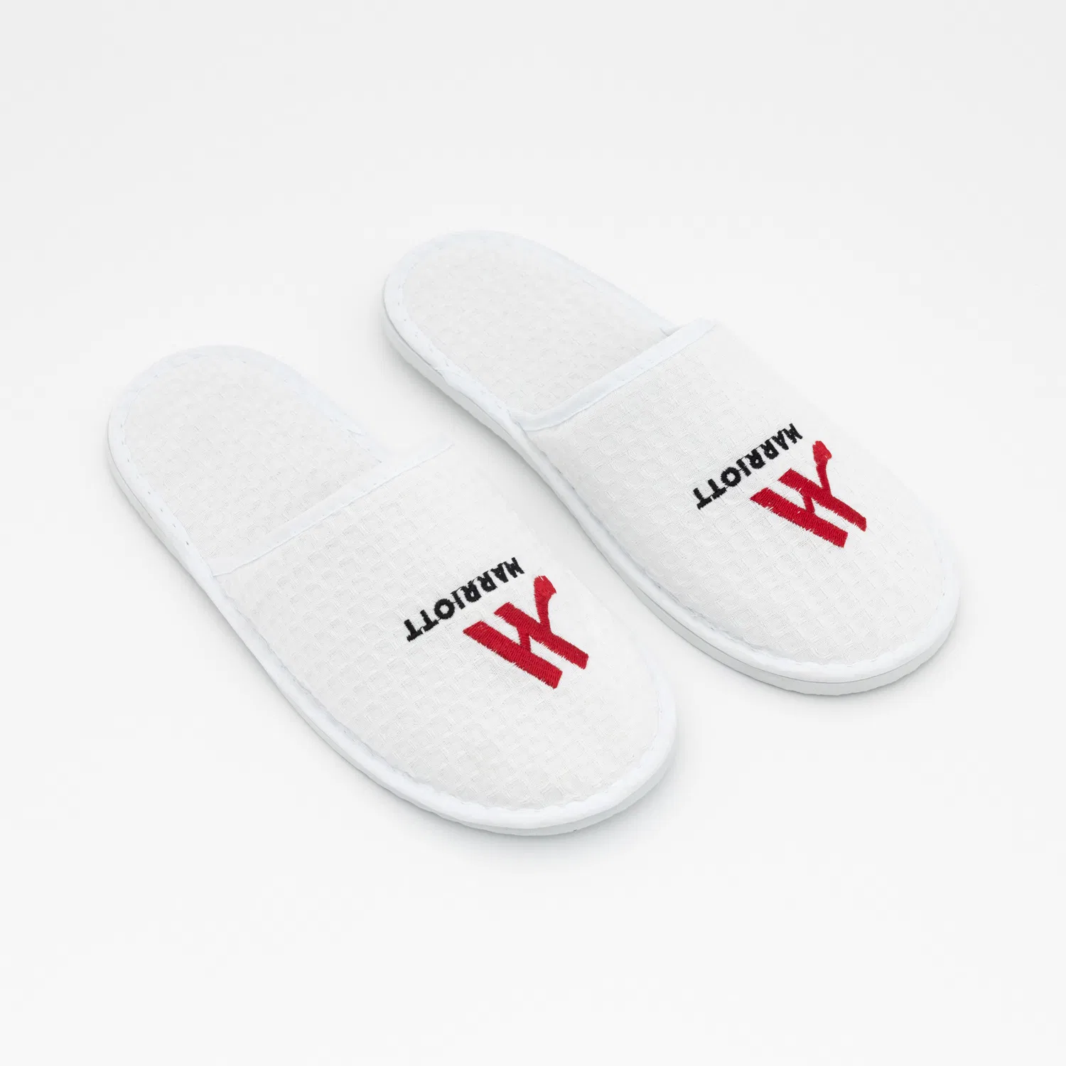 Zapatillas desechables personalizadas blancas para hoteles al por mayor