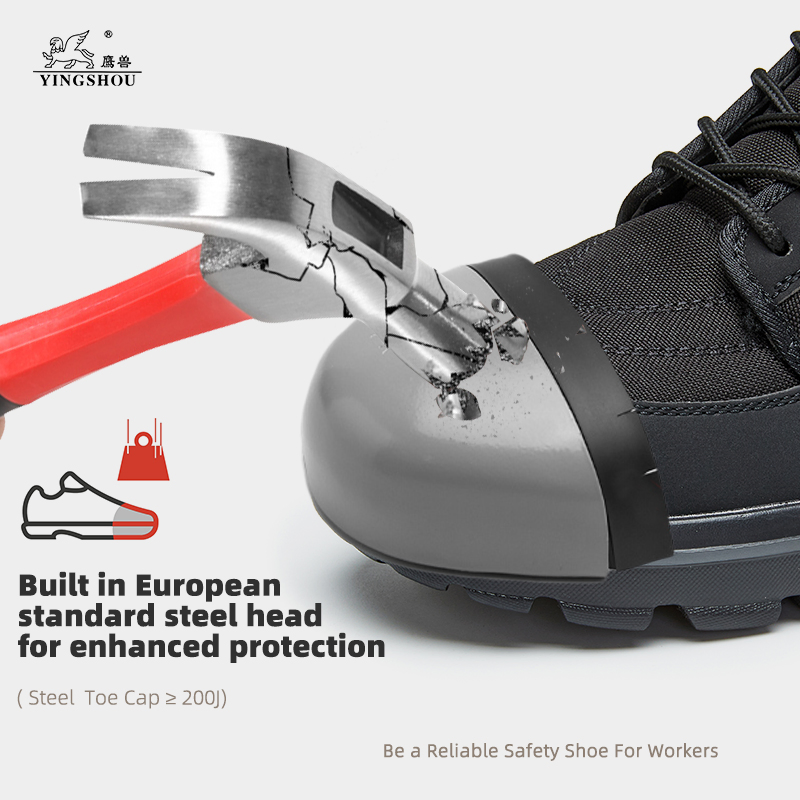 Botas de seguridad impermeables para invierno, cálidas, resistentes al frío, zapatos de trabajo con punta de acero, suela de goma antideslizante, botas de seguridad para senderismo