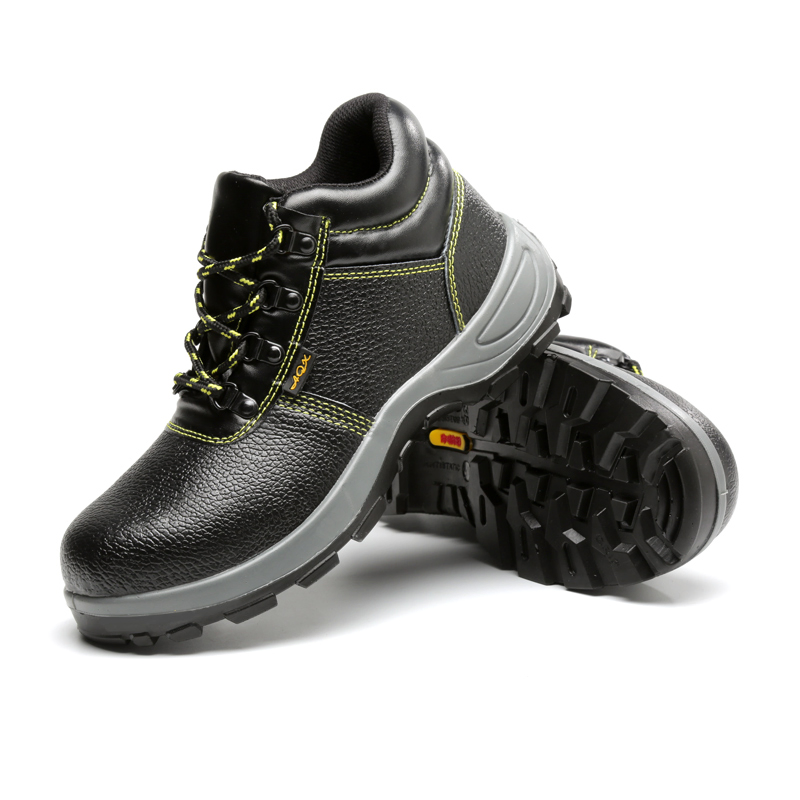 Botas de seguridad duraderas para hombres con suela de PU, zapatos protectores unisex, calzado de trabajo
