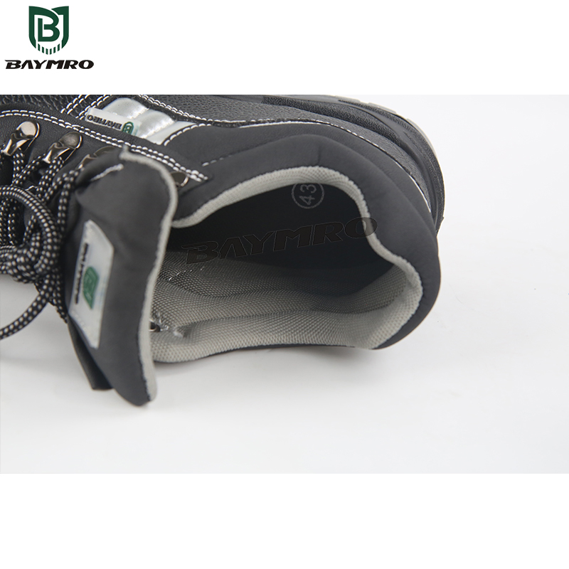 Fabricante OEM mayorista de calzado de seguridad de acero genuino de cuero para trabajo industrial En20345