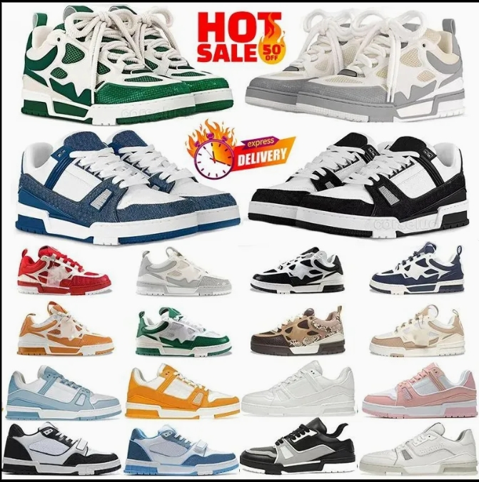 Marca de lujo de diseñador, nueva moda, zapatillas deportivas para hombres, zapatos de correr