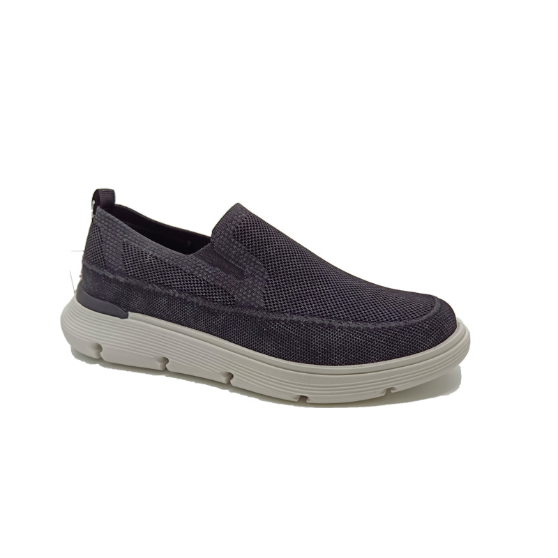 Zapatos casuales de hombre sin cordones, diseño de malla, transpirables, mantienen los pies frescos, zapatos deportivos casuales