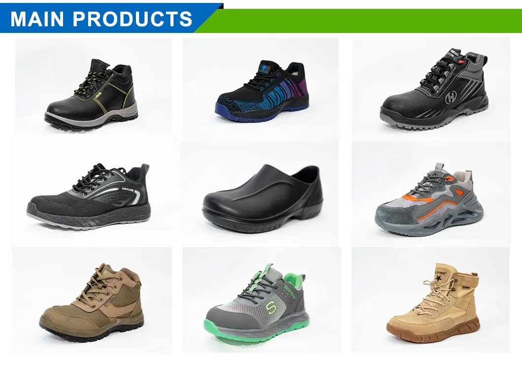 Catálogo de zapatos de seguridad de la gama