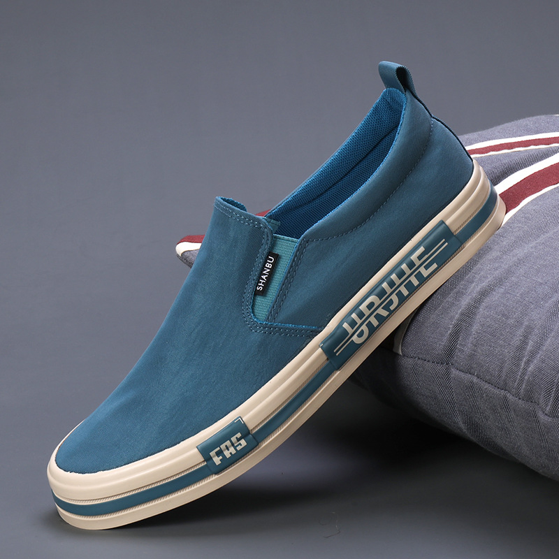 Venta al por mayor de fábrica, OEM, logotipo personalizado, clásico, vulcanizado, zapatillas informales, de paseo, modernas, para hombres, zapatos de lona