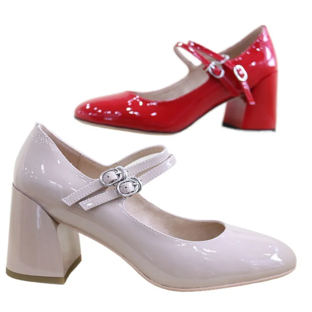 Zapato de mujer Mary Jane de tacón alto sexy para fiesta al por mayor