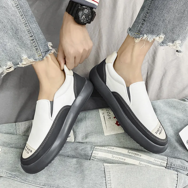 Hombres Moda de Verano Zapatillas de Lona Cómodas Ex-22c4154