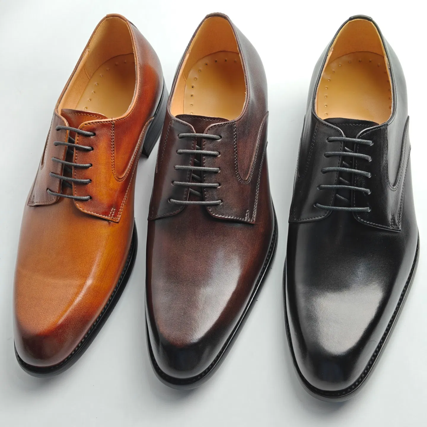 Nuevo Arribo Zapato de Cuero para Hombre Oxfords - Zapatos de Vestir con Cordones de Lujo al por Mayor