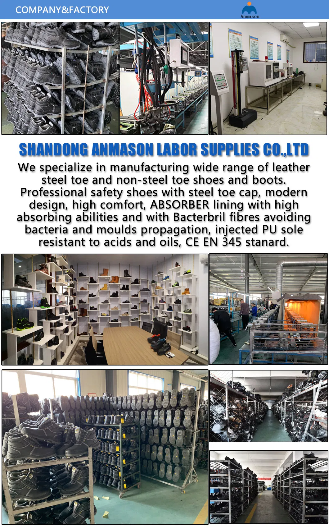 S3 Calzado de trabajo para hombres con punta de acero, zapatos de seguridad, zapatos industriales antideslizantes