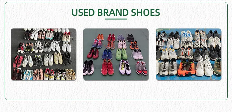 Zapatos infantiles usados en fardos