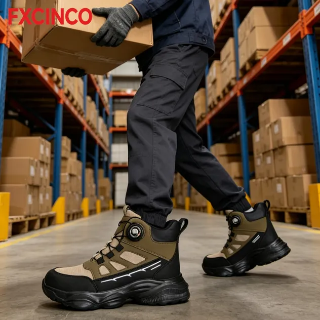 Diseño y ergonomía de bota industrial