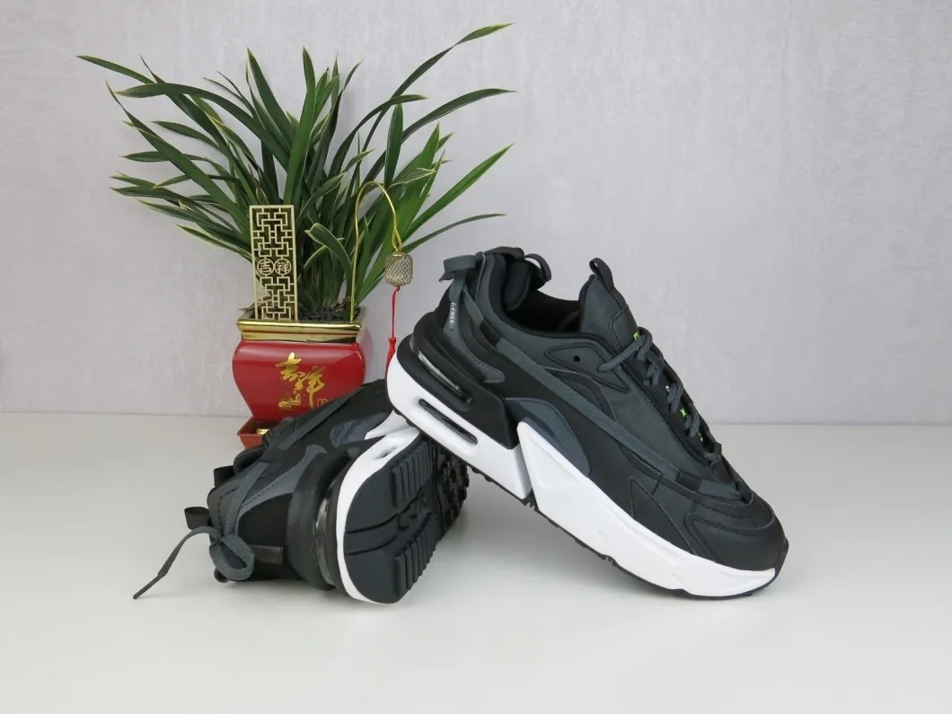 Zapatillas deportivas casuales de malla dechunky con color de cojín de aire