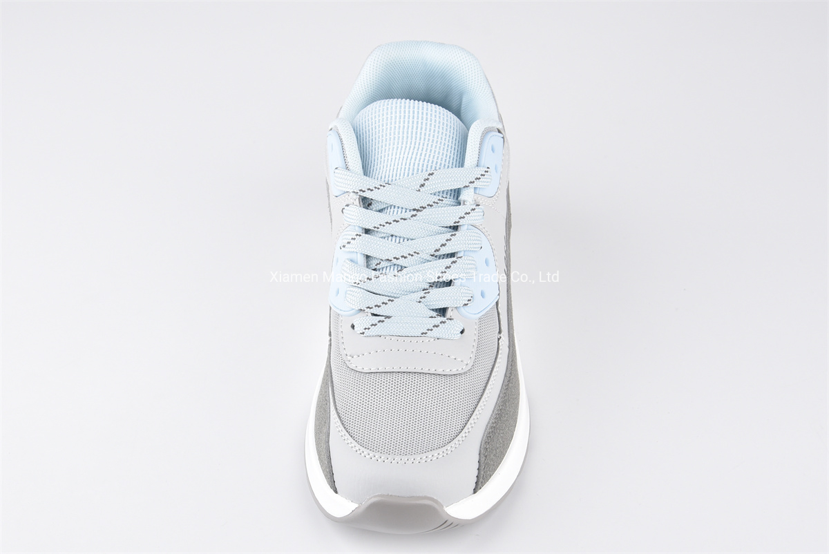 Nuevo estilo de mujer zapatillas acolchadas de aire de la superficie de Malla Ascensor Zapatillas Zapatillas Zapatillas ligeras