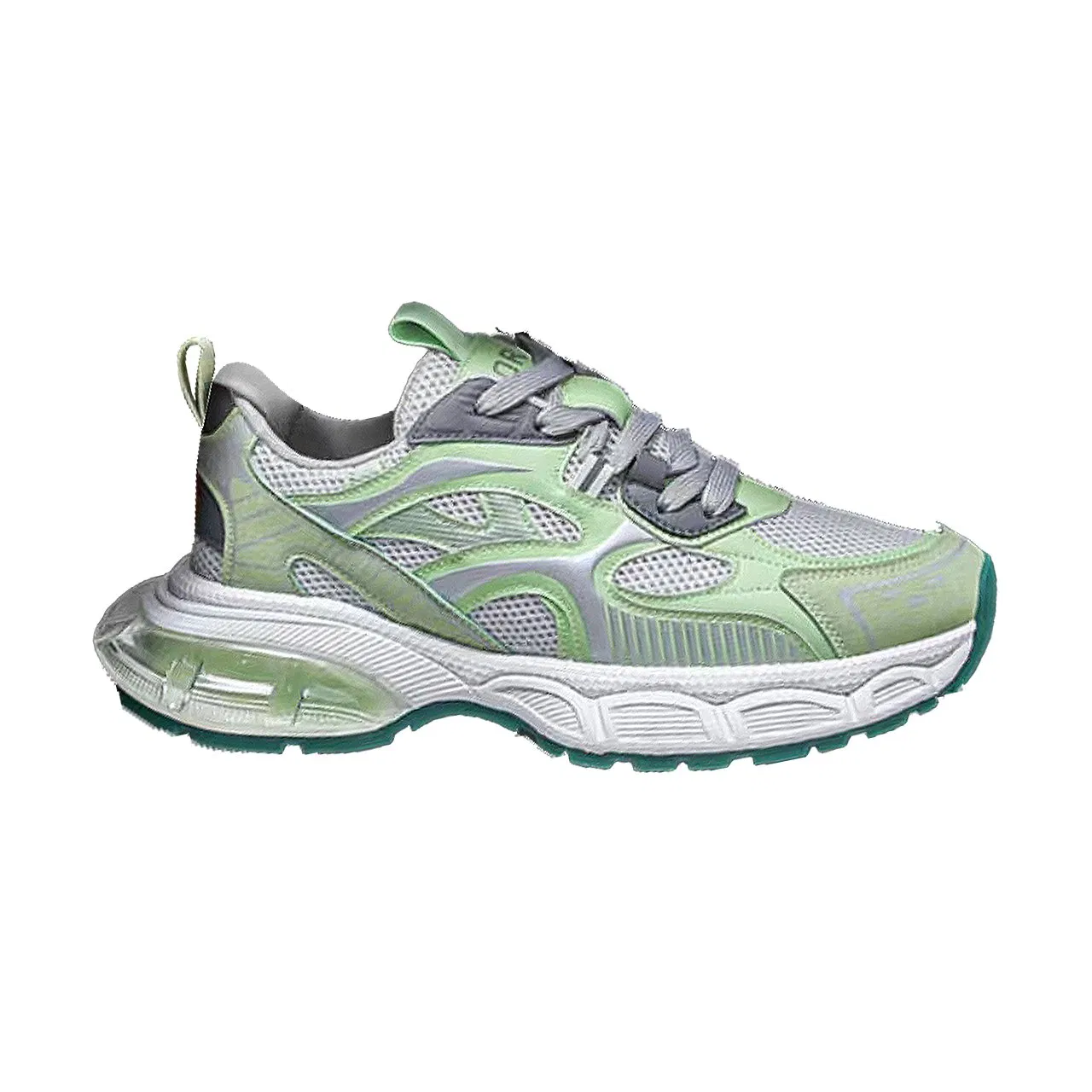 Zapatos de todo terreno con amortiguación de aire: pista de hierba/gimnasio con ajuste de dial y suela Stormgrip. Zapatillas deportivas para hombres con cámara de aire / Airpod / doble cámara de aire para todas las condiciones climáticas