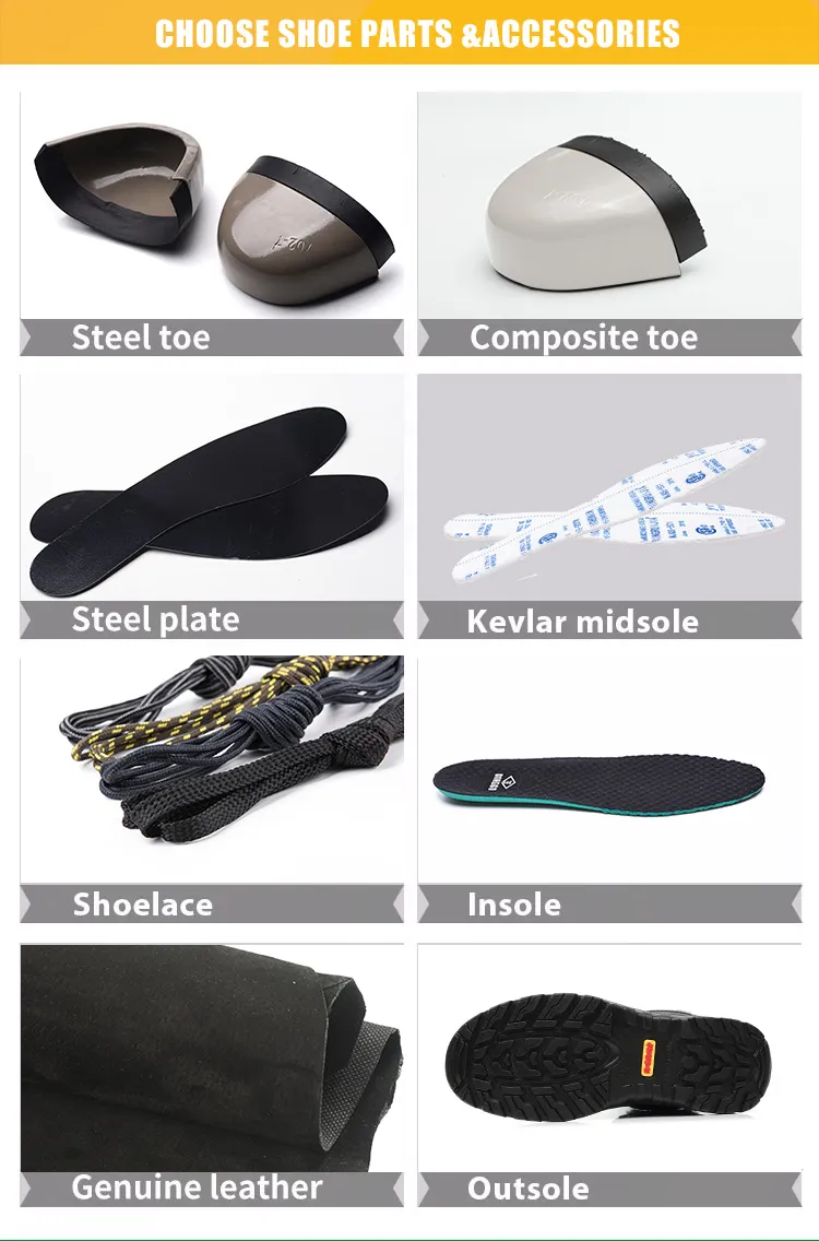 Servicio de marca personalizada para zapatos de seguridad