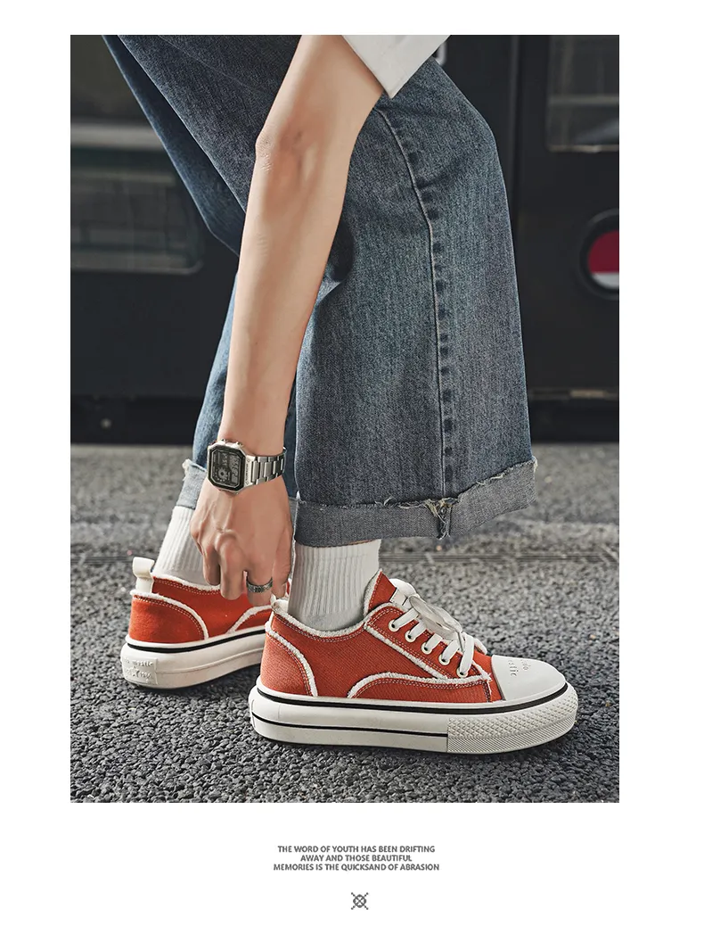 Zapatos de lona de moda, deportivos y casuales