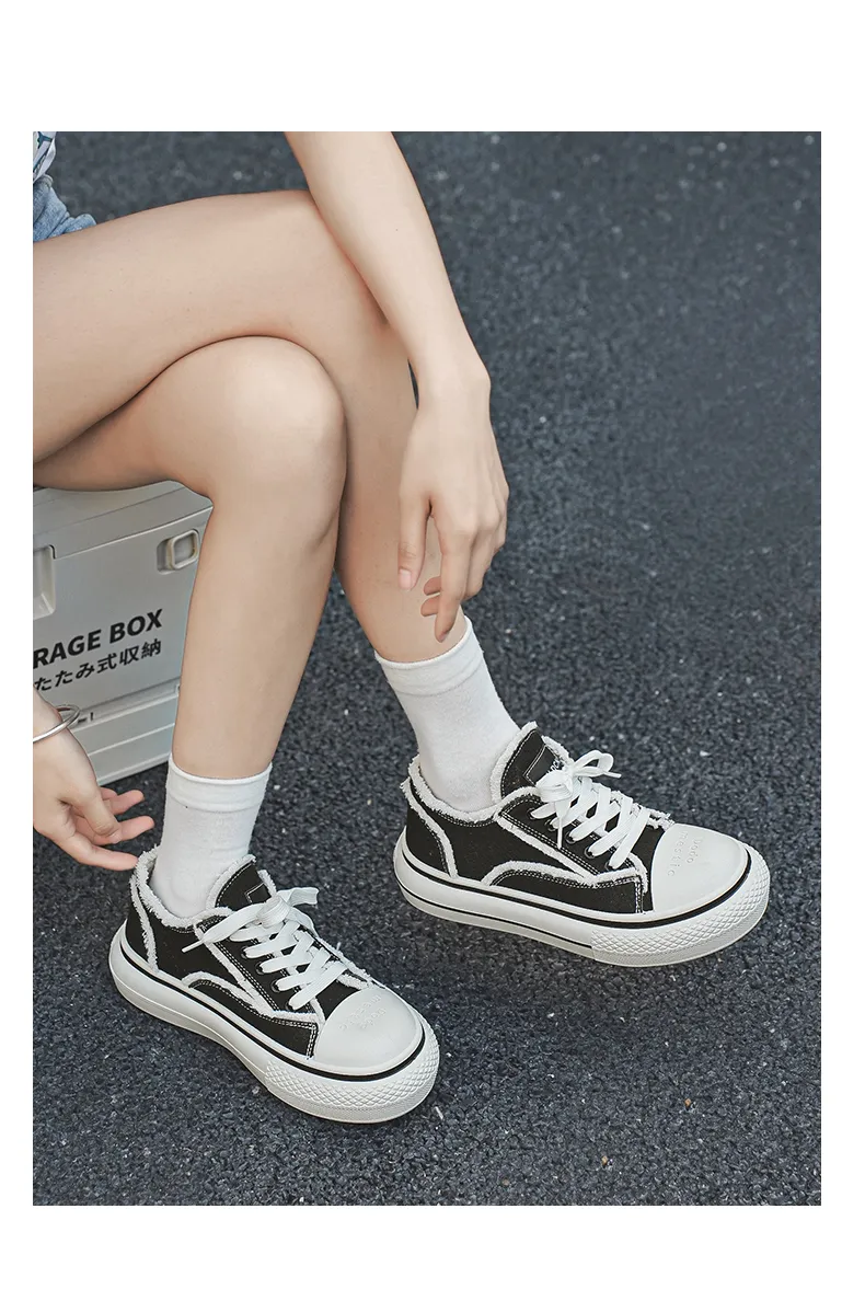 Zapatos de lona de moda, deportivos y casuales
