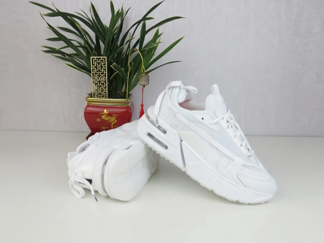 Zapatillas deportivas casuales de malla dechunky con color de cojín de aire