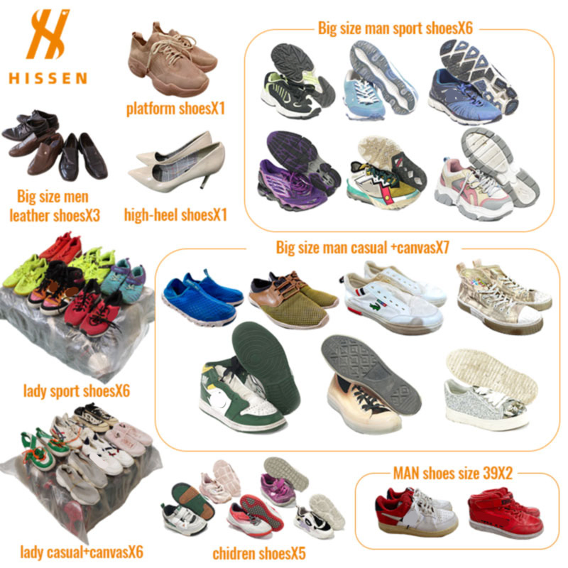Zapatos de segunda mano de alta calidad al por mayor para mujeres, calzado casual femenino, zapatos de tacón usados para Kampala, Uganda